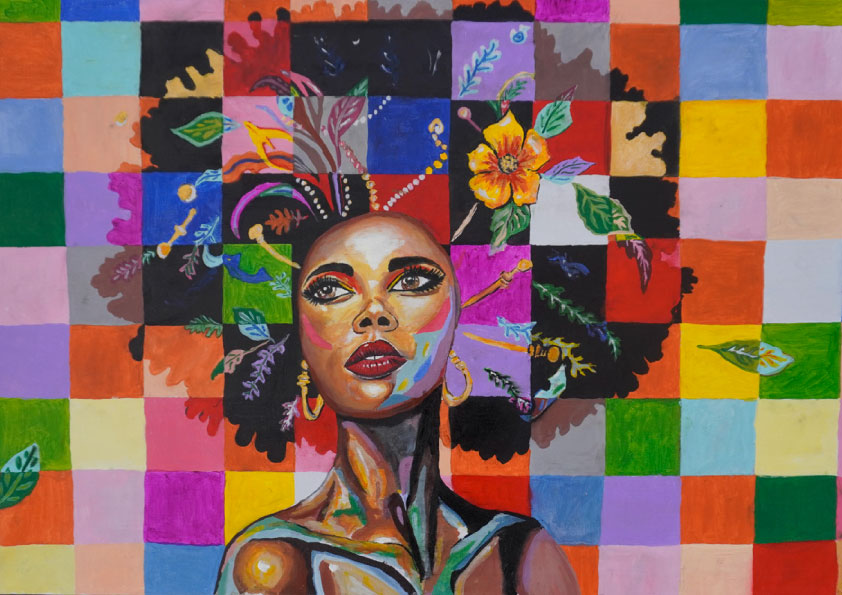 The many versions of you Acrylic on canvas