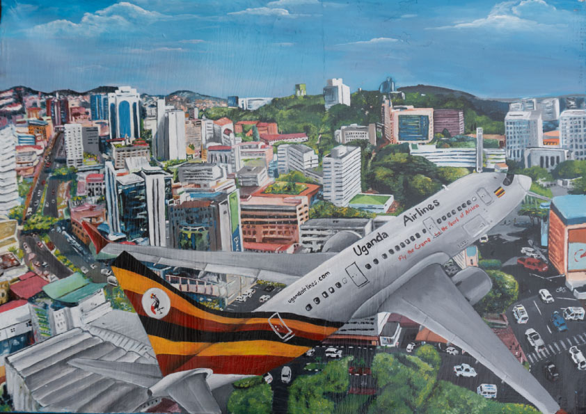 Heart of Uganda Acrylic on canvas