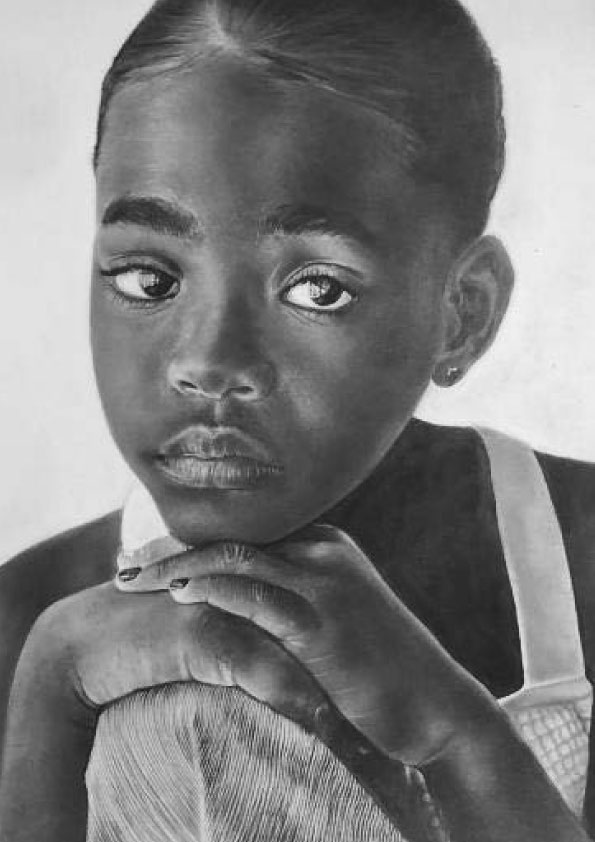 Fairest one of all Charcoal on Ivory paper