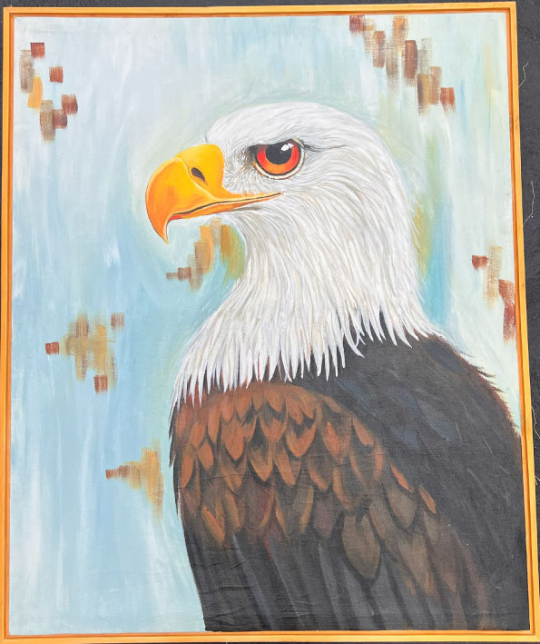 Eagle’s Vision Acrylic on Canvas