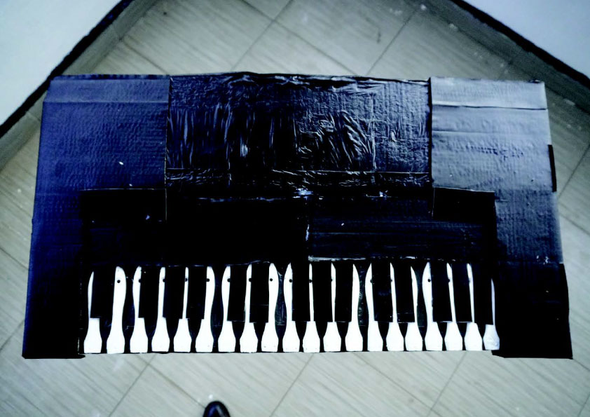 Before the Sound polyethylene and wood 21 brushes