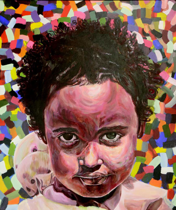 Help me to Grow` Acrylic on Canvas