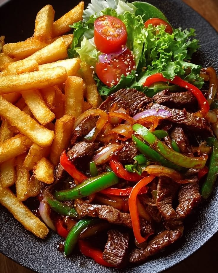 Beef Stirfry with Salsa