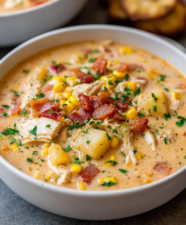 Creamy Corn Chicken with Bacon