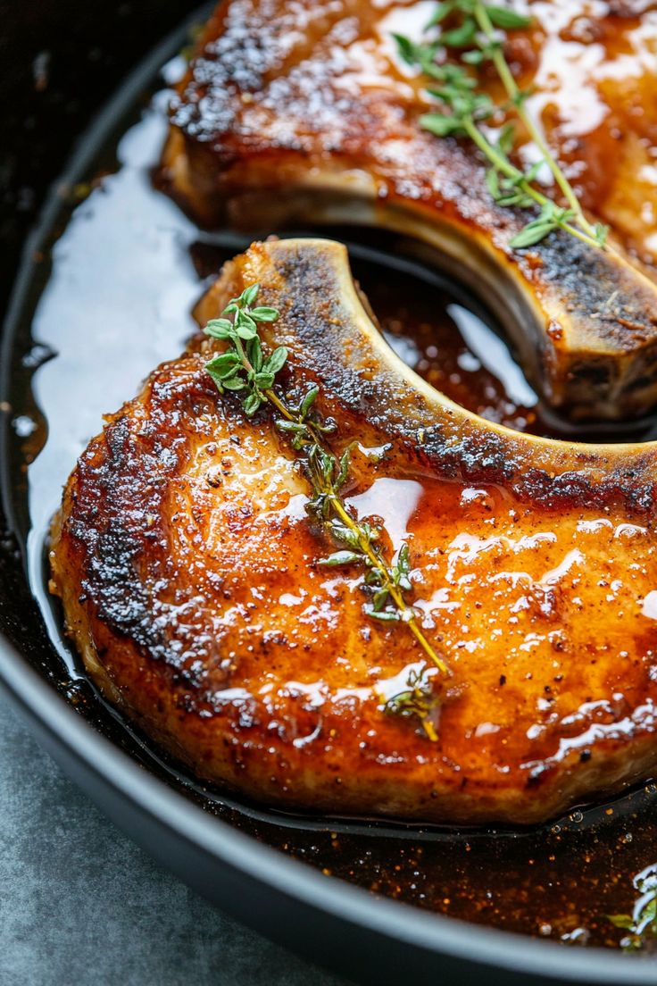 Honey Glazed Pork Chops