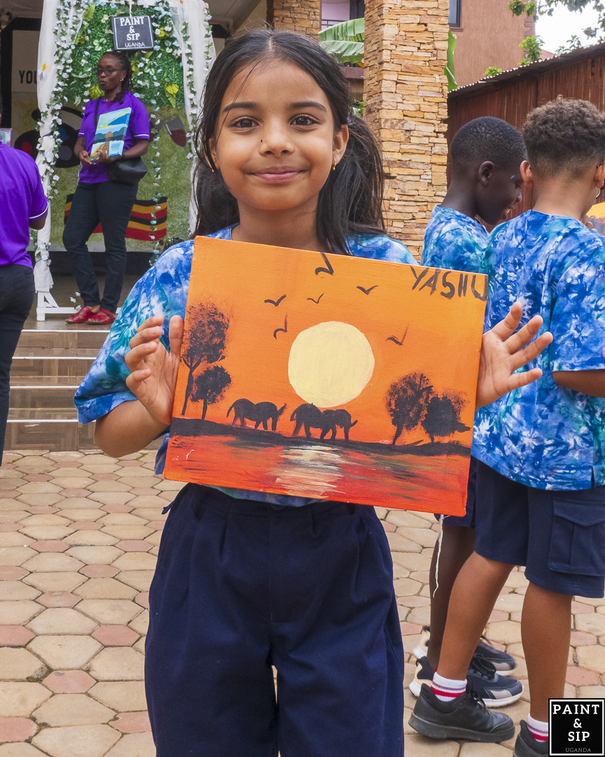 Kids painting session