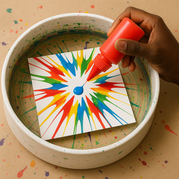Abstract Paint Spill